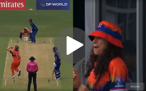 [Watch] Dutch Fangirl's Priceless Reaction After Pringle Keeps Nepal At Bay With 'Double Success'